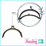 FRAME - ROUND-METAL-16.5CM (BRONZE)
